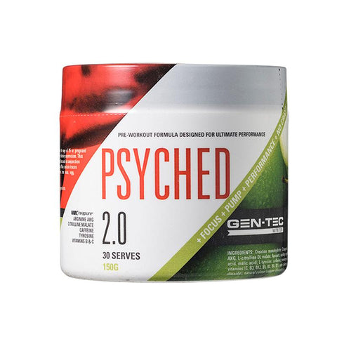 Gen-Tec Nutrition Psyched 2.0 - Fitness Fanatic Supplements Australia