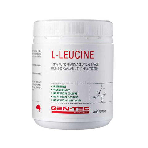 Gen-tec Nutrition L-Leucine - Fitness Fanatic Supplements Australia