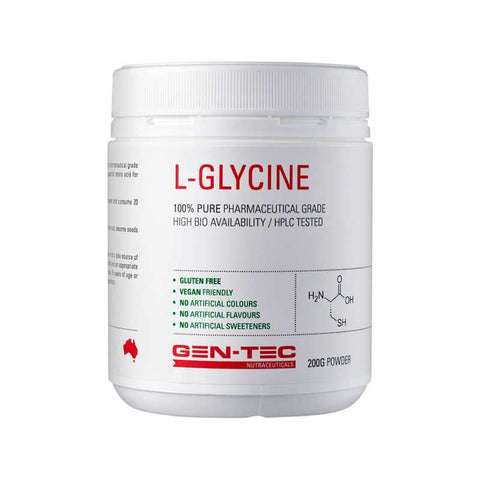 Gen-tec Nutrition L-Glycine - Fitness Fanatic Supplements Australia