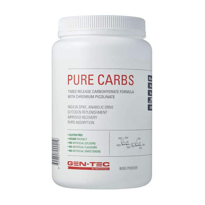 Gen-tec Nutrition Pure Carbs Natural - Fitness Fanatic Supplements Australia