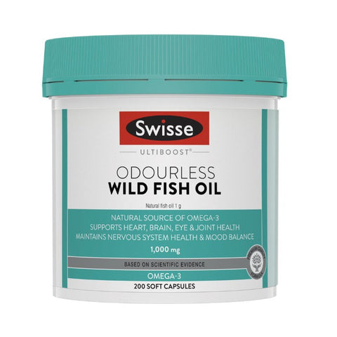 Swisse Ultiboost Odourless Wild Fish Oil 1000mg