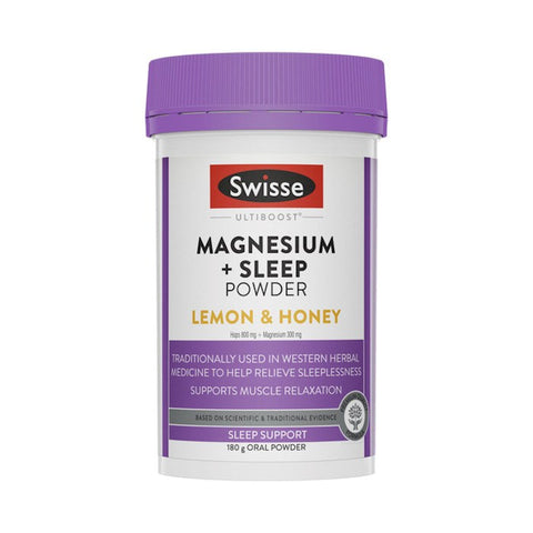 Swisse Ultiboost Lemon & Honey Magnesium + Sleep Powder